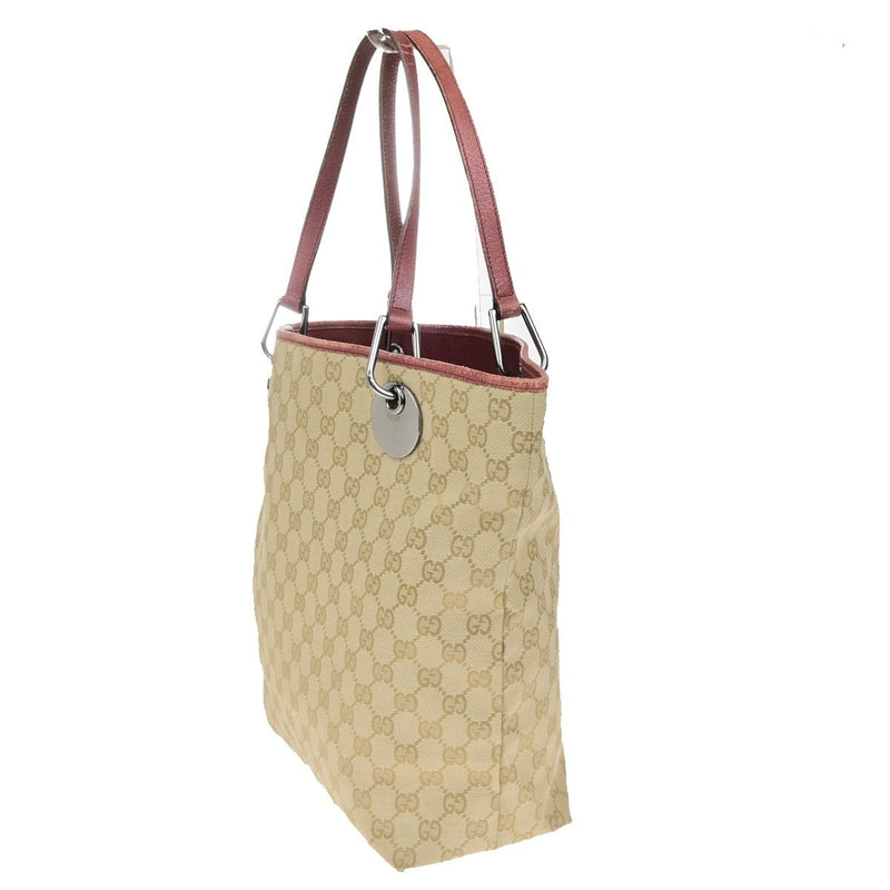 Gucci Logo Gg Pattern Shoulder Tote Bag