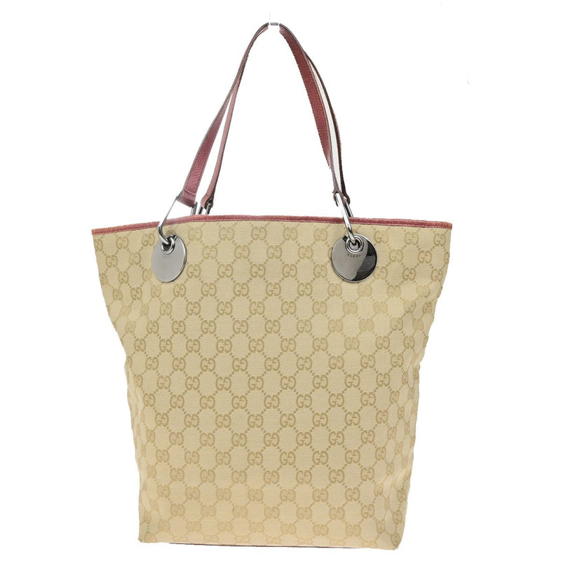 Gucci Logo Gg Pattern Shoulder Tote Bag