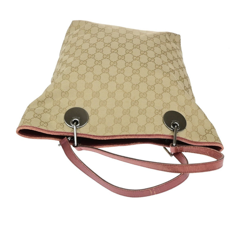 Gucci Logo Gg Pattern Shoulder Tote Bag