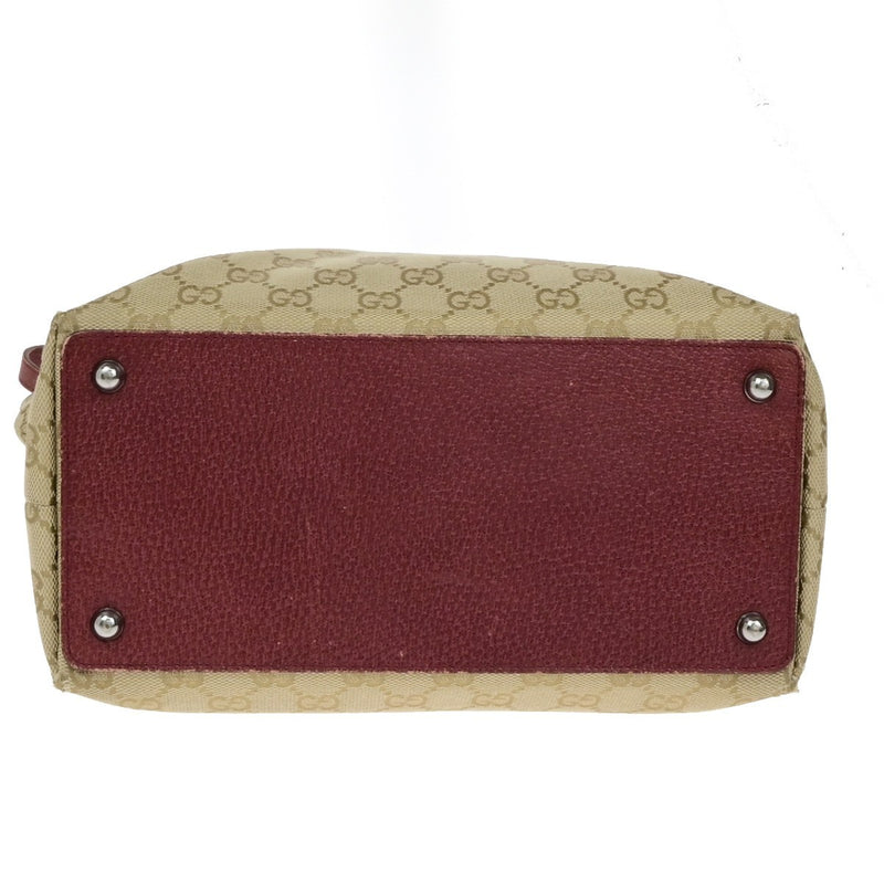 Gucci Logo Gg Pattern Shoulder Tote Bag