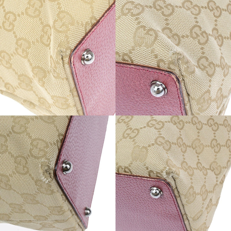 Gucci Logo Gg Pattern Shoulder Tote Bag