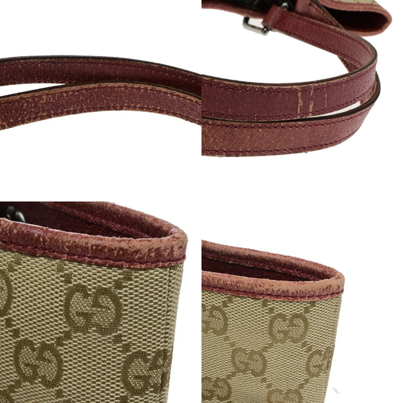 Gucci Logo Gg Pattern Shoulder Tote Bag