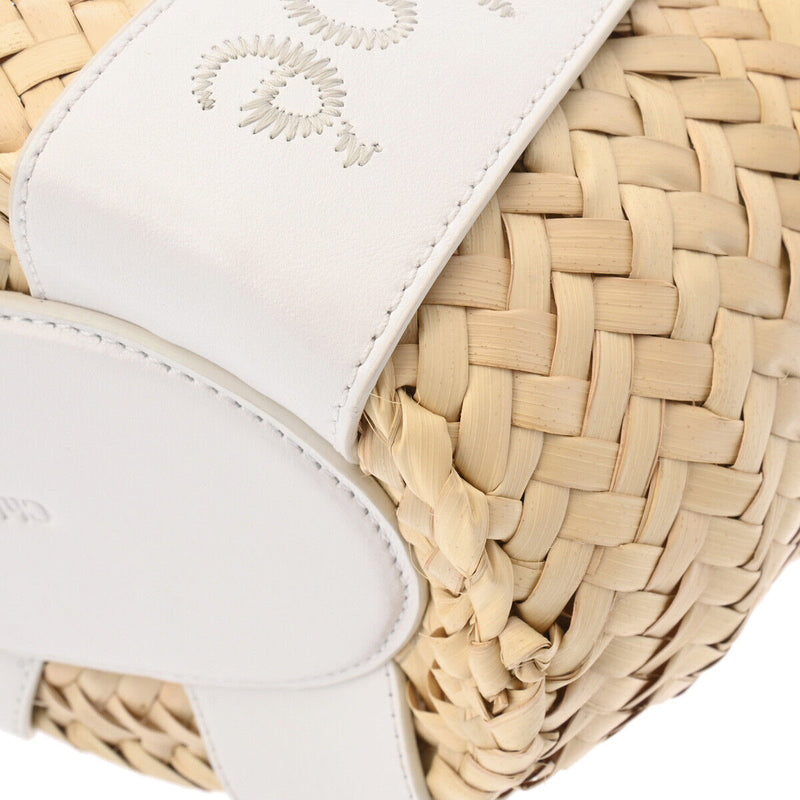Chloe Sense Small Basket White Shoulder