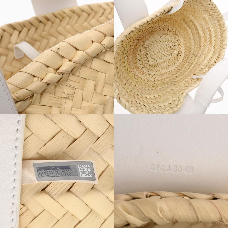 Chloe Sense Small Basket White Shoulder