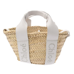 Chloe Sense Small Basket White Shoulder