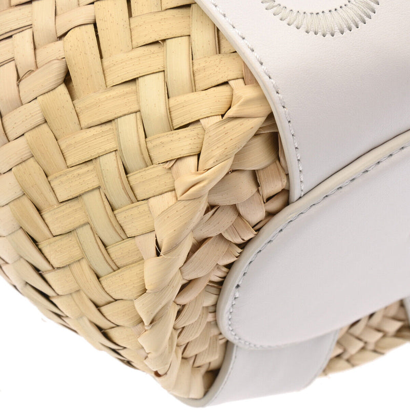 Chloe Sense Small Basket White Shoulder