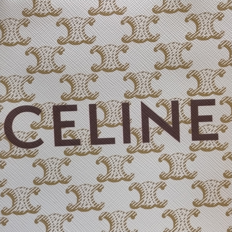 Celine Hand Bag Brown Pvc