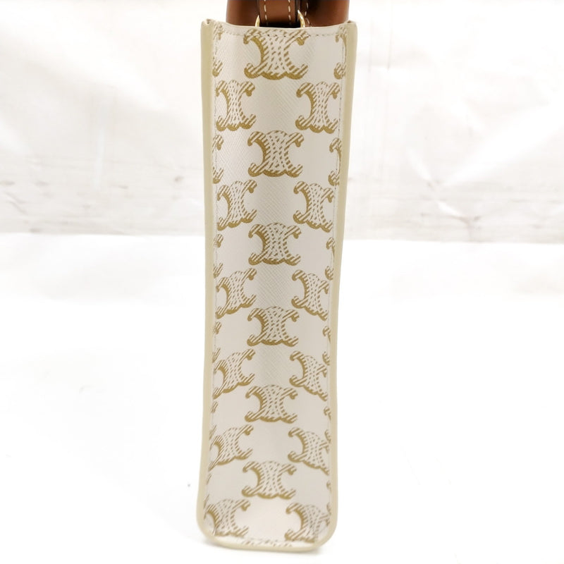 Celine Hand Bag Brown Pvc