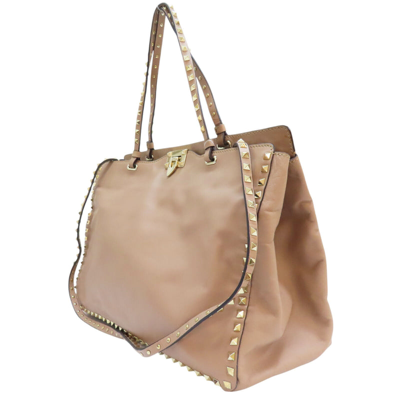 Valentino Studded Shoulder Tote Bag