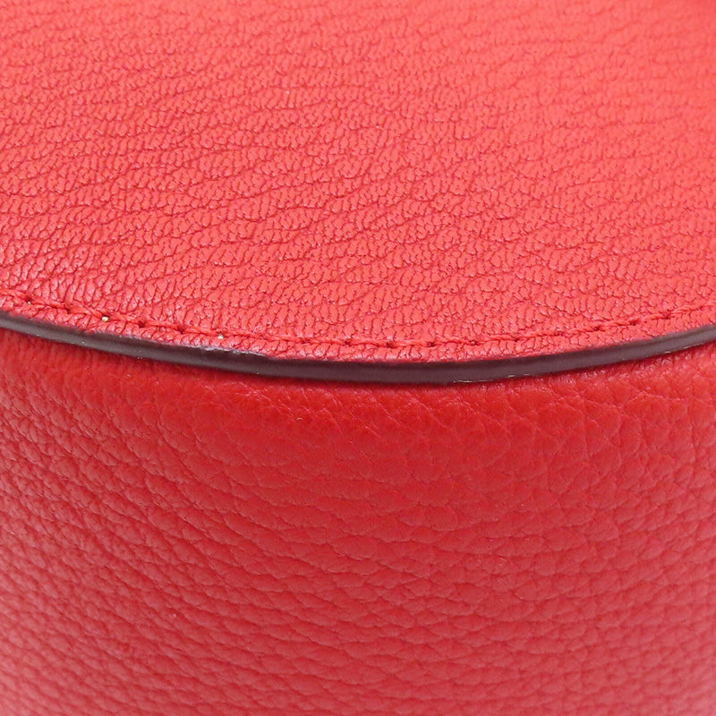 Chloe Drew Shoulder Crossbody Bag Red