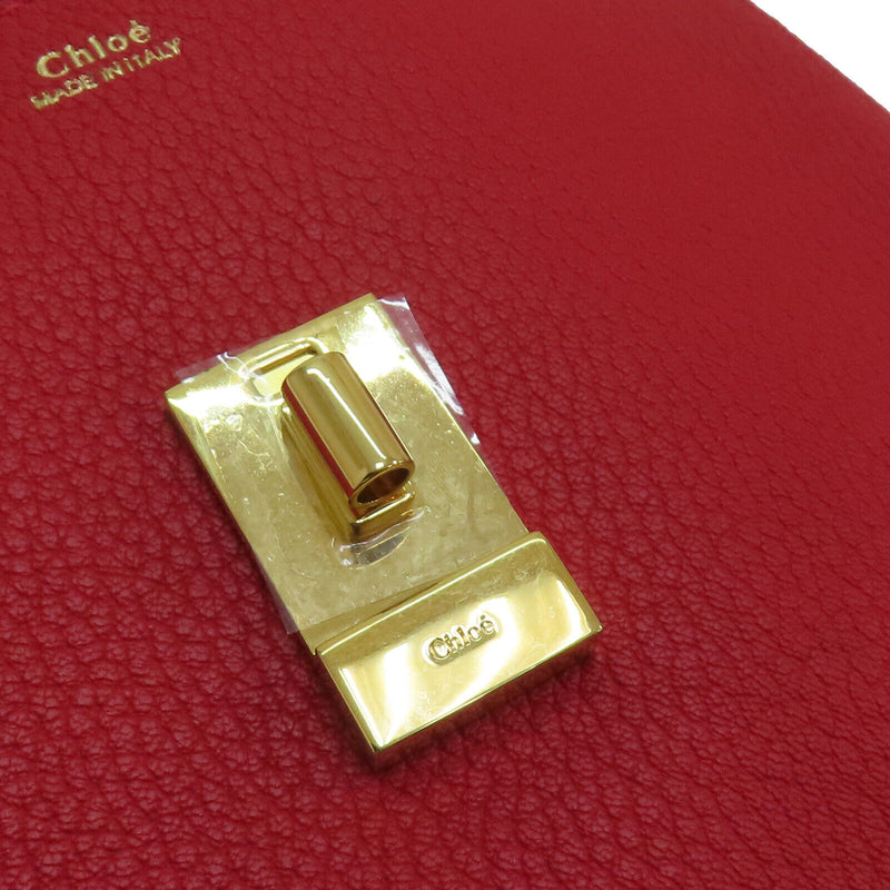 Chloe Drew Shoulder Crossbody Bag Red
