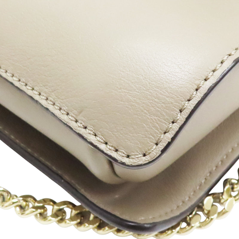 Chloe Faye Shoulder Bag Suede Grey