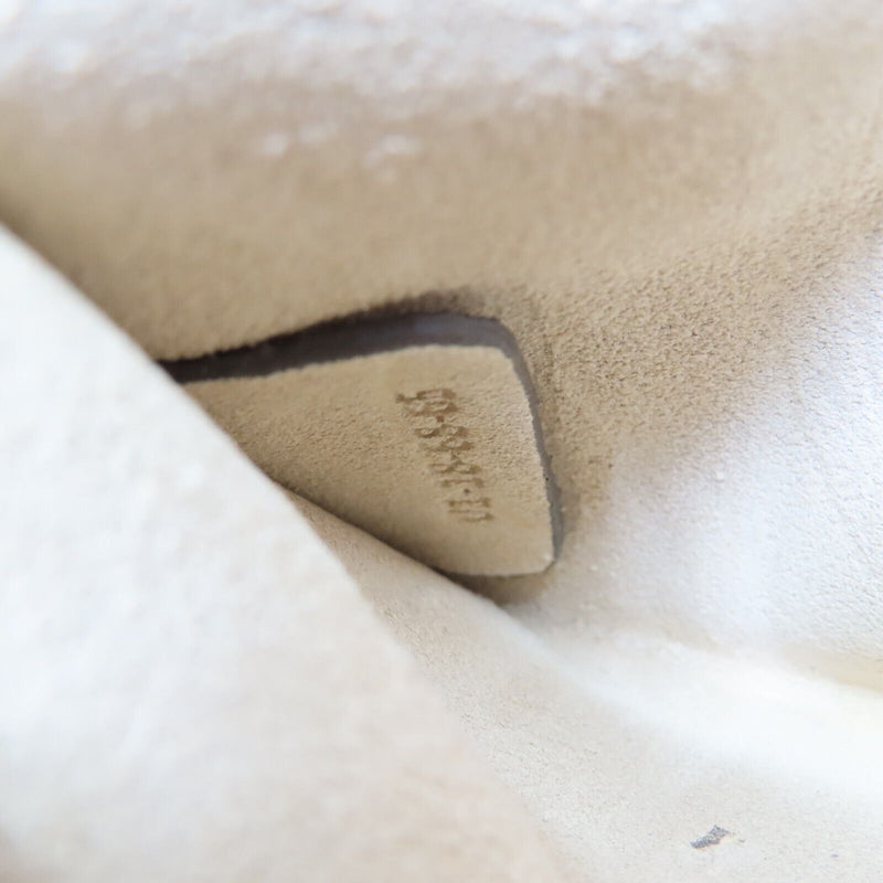 Chloe Faye Shoulder Bag Suede Grey