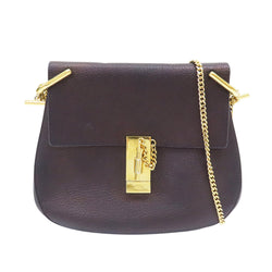 Chloe Drew Crossbody Shoulder Bag Purple