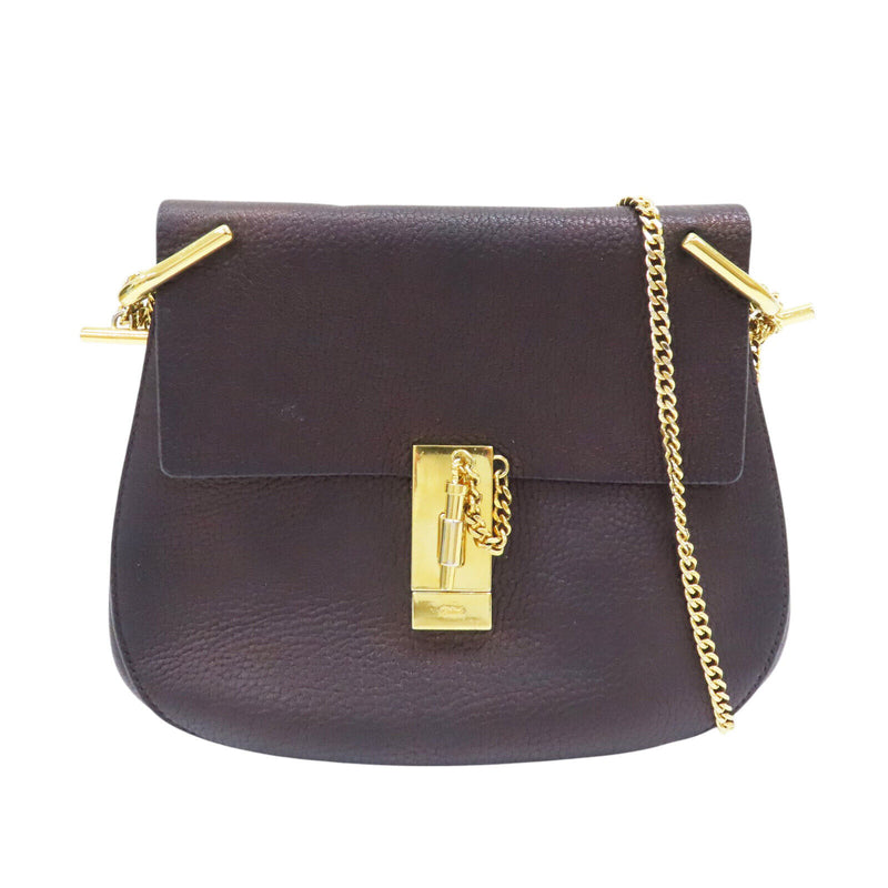 Chloe Drew Crossbody Shoulder Bag Purple