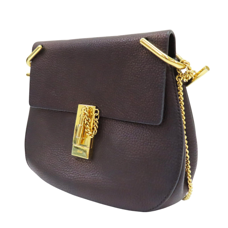 Chloe Drew Crossbody Shoulder Bag Purple
