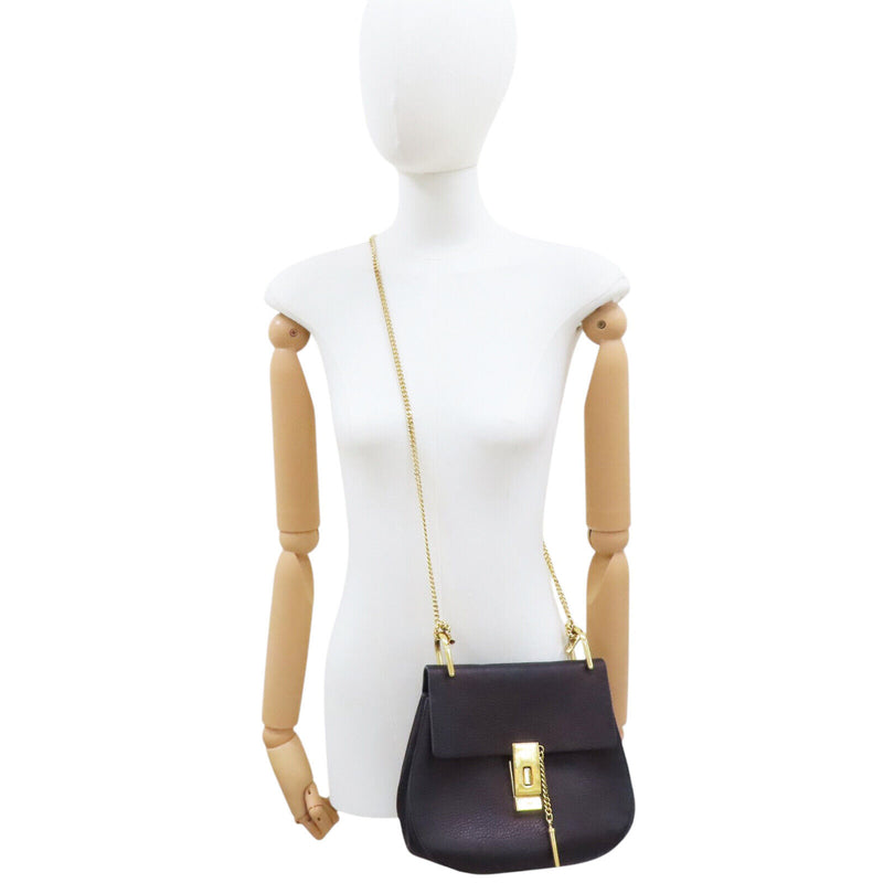 Chloe Drew Crossbody Shoulder Bag Purple