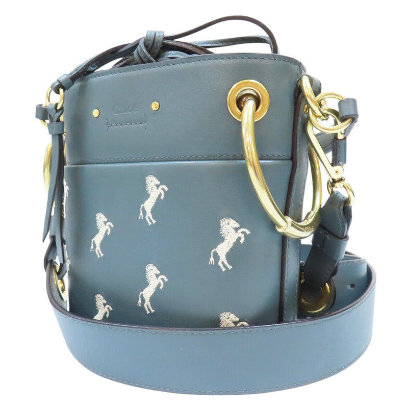 Chloe Roy Horse Shoulder Bucket Bag