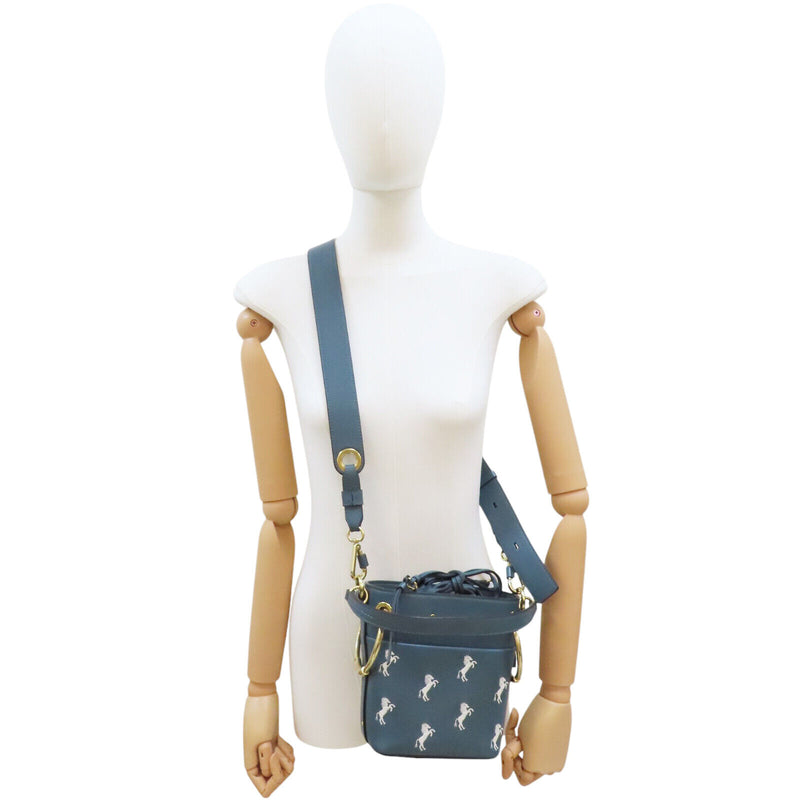 Chloe Roy Horse Shoulder Bucket Bag