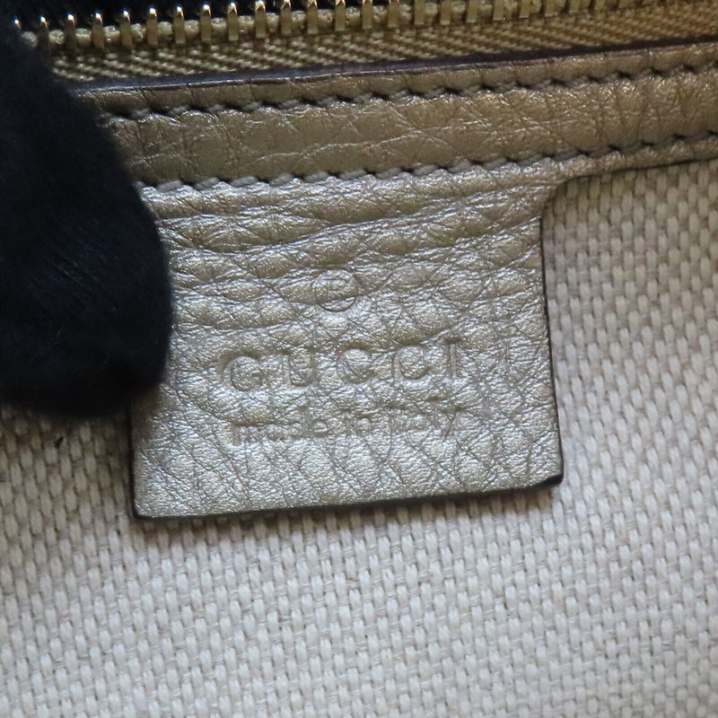 Gucci Soho Shoulder Bag Calfskin Gold