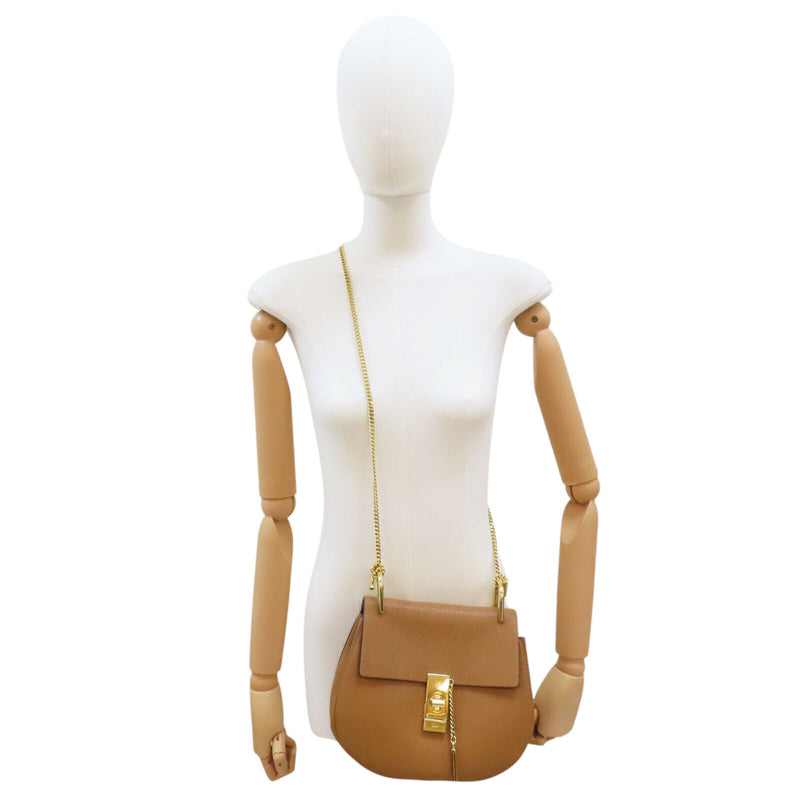Chloe Drew Chain Shoulder Bag Calfskin