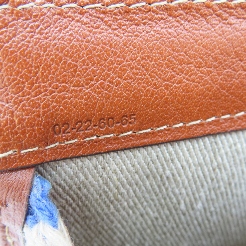 Chloe Edith Knit Pouch Wristlet Brown