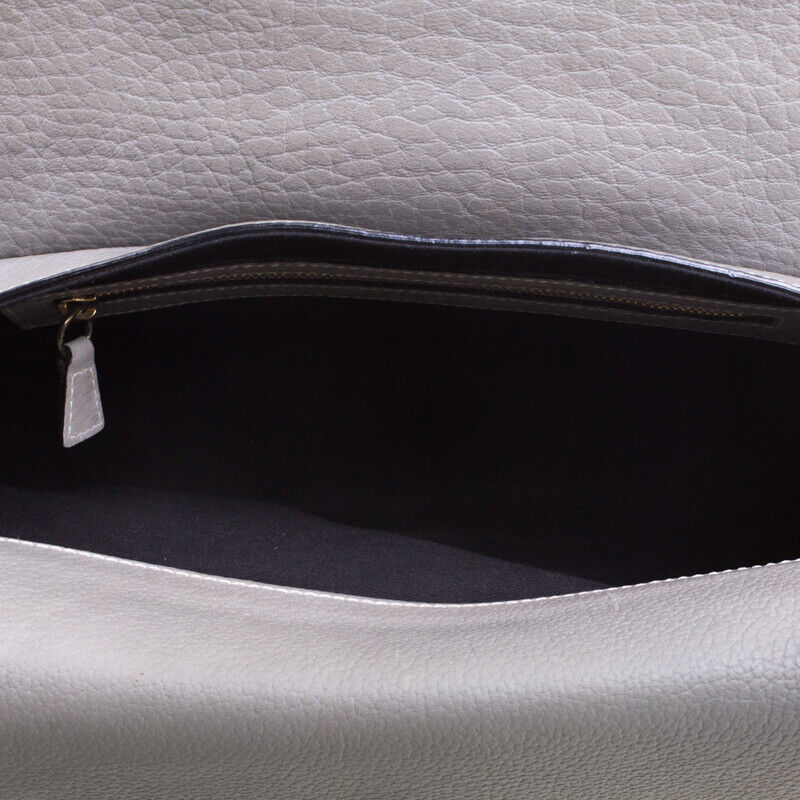 Chloe Grey Pebbled Leather Medium Sally
