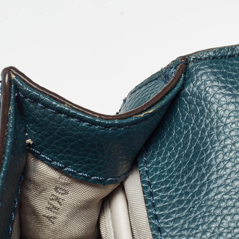 Dkny Teal Green Leather Elissa North