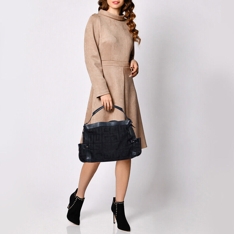 Givenchy Black Signature Canvas And