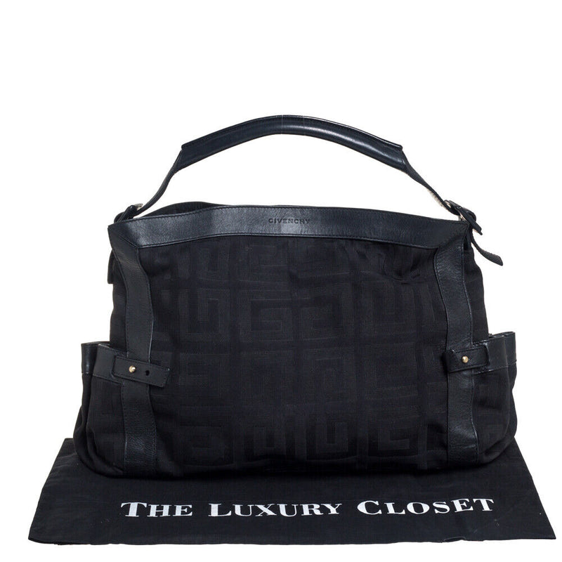 Givenchy Black Signature Canvas And