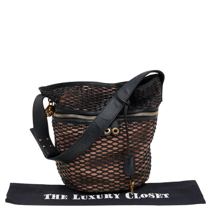 Alexander Mcqueen Black/Peach Woven