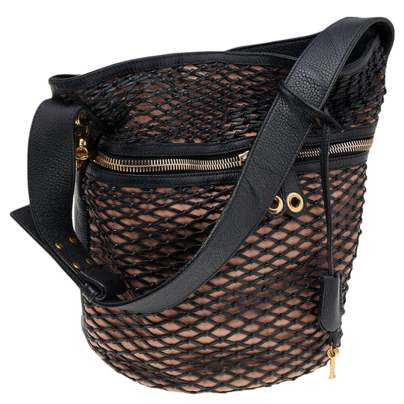 Alexander Mcqueen Black/Peach Woven