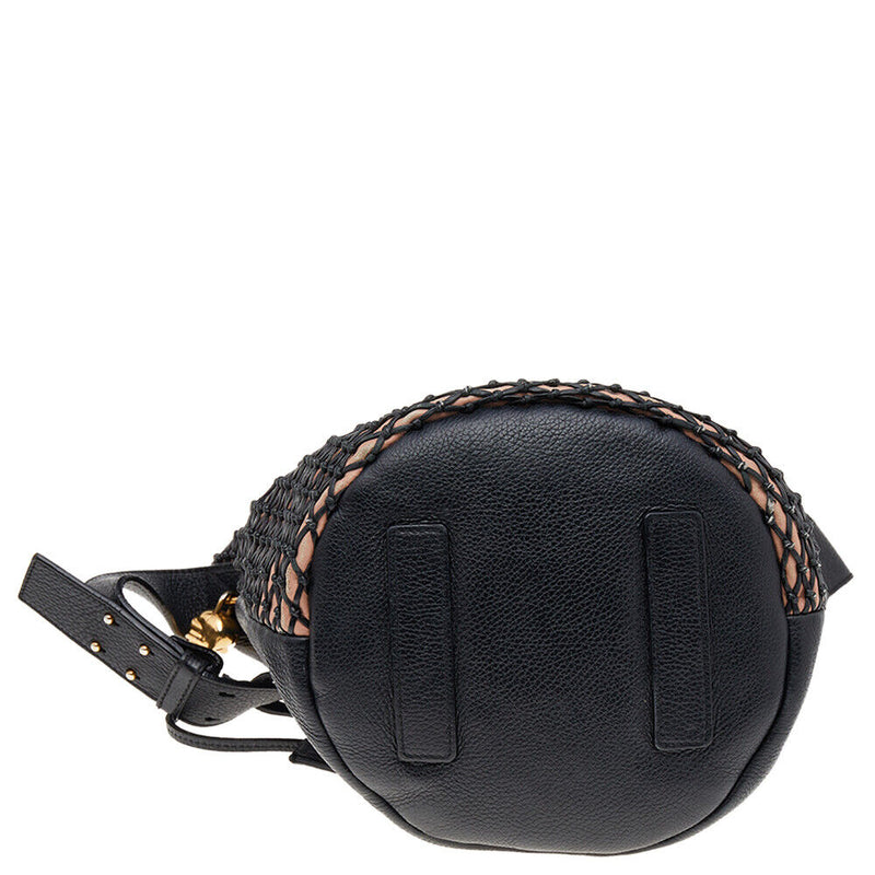 Alexander Mcqueen Black/Peach Woven