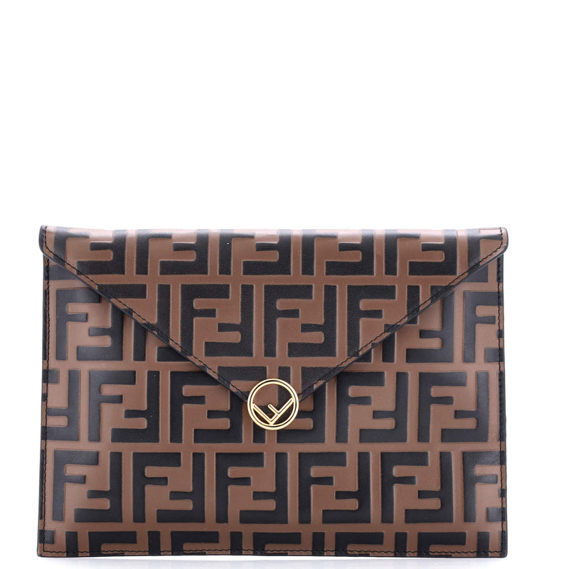 F Is Fendi Envelope Flat Pouch Zucca