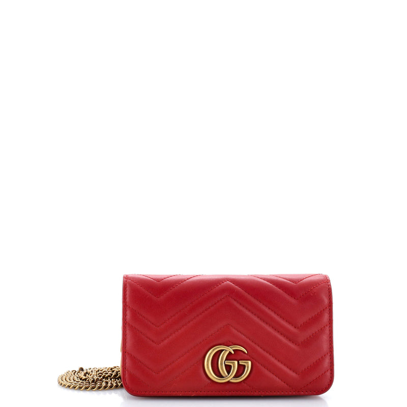 Gucci Gg Marmont Chain Flap Bag