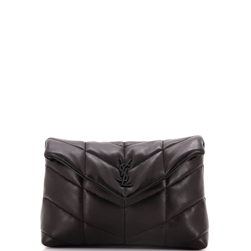 Saint Laurent Loulou Puffer Clutch