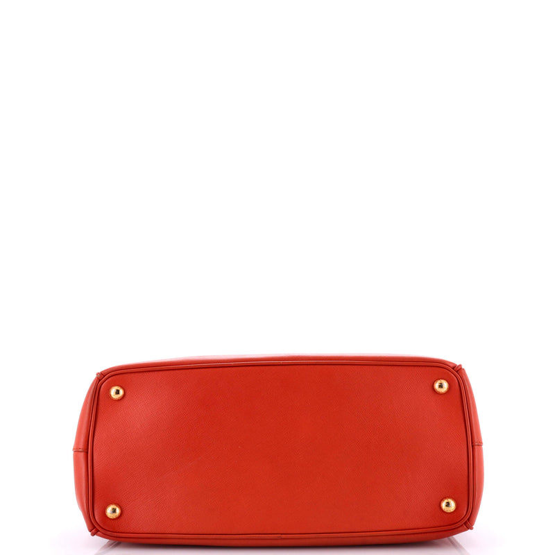 Prada Double Zip Lux Tote Saffiano