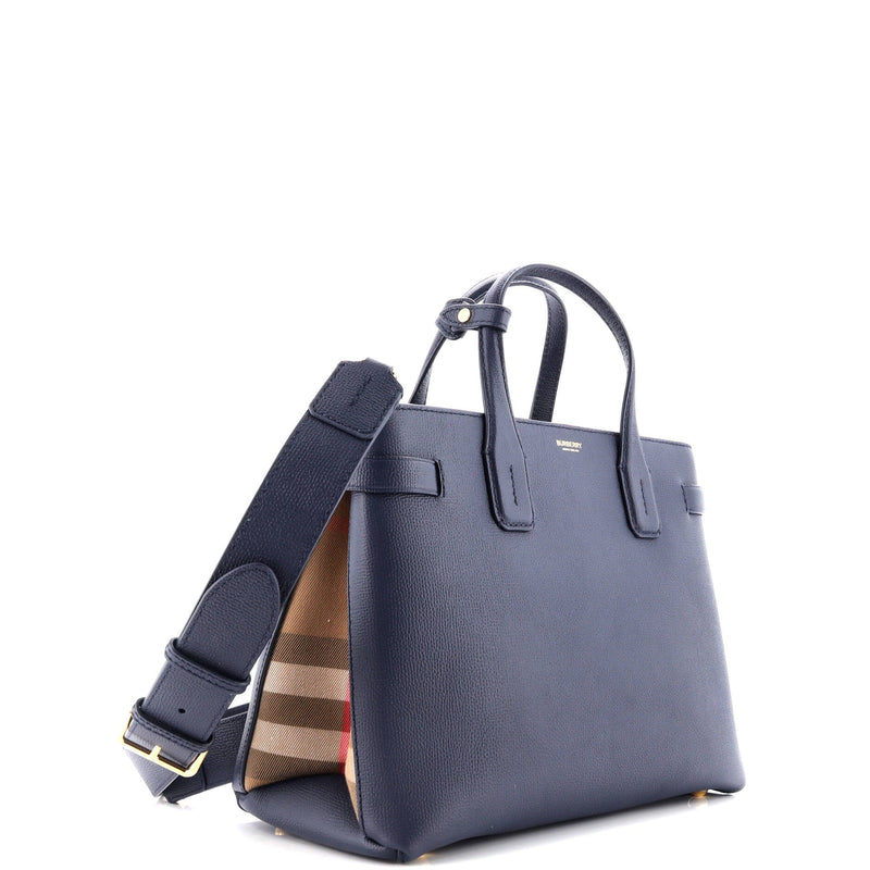 Burberry Banner Tote Leather Medium