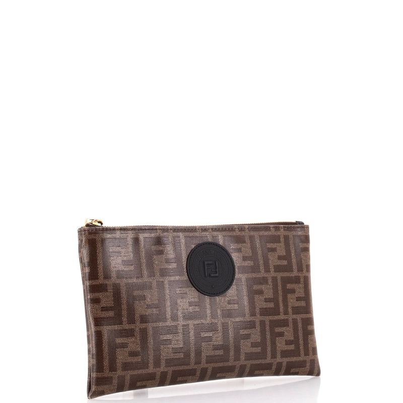 Fendi Ffreedom Logo Stamp Flat Pouch