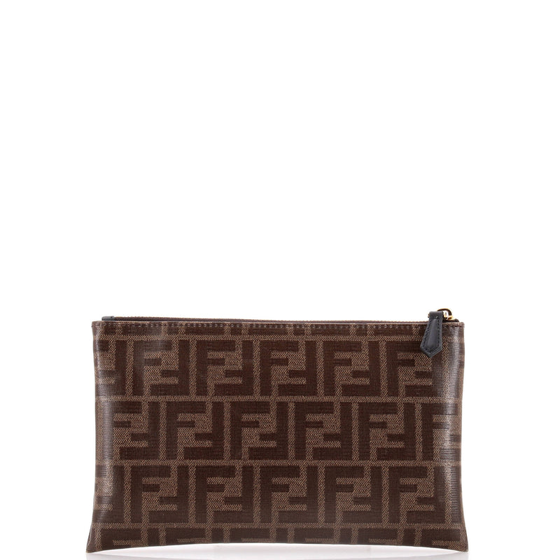 Fendi Ffreedom Logo Stamp Flat Pouch