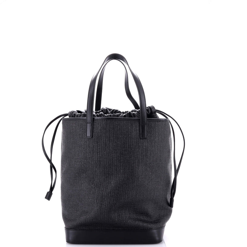 Saint Laurent Teddy Shopping Tote Canvas