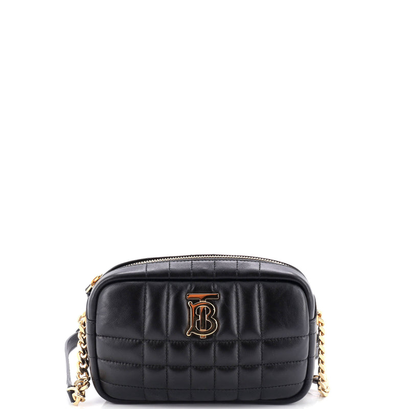 Burberry Lola Camera Bag Quilted Leather