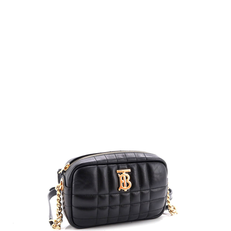 Burberry Lola Camera Bag Quilted Leather