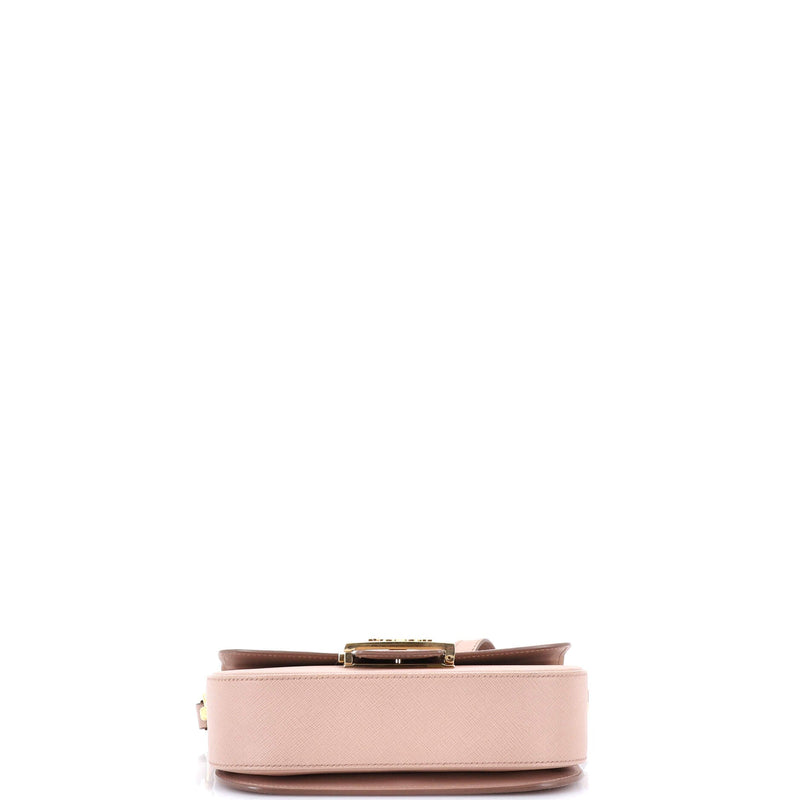 Prada Embleme Flap Bag Saffiano Leather