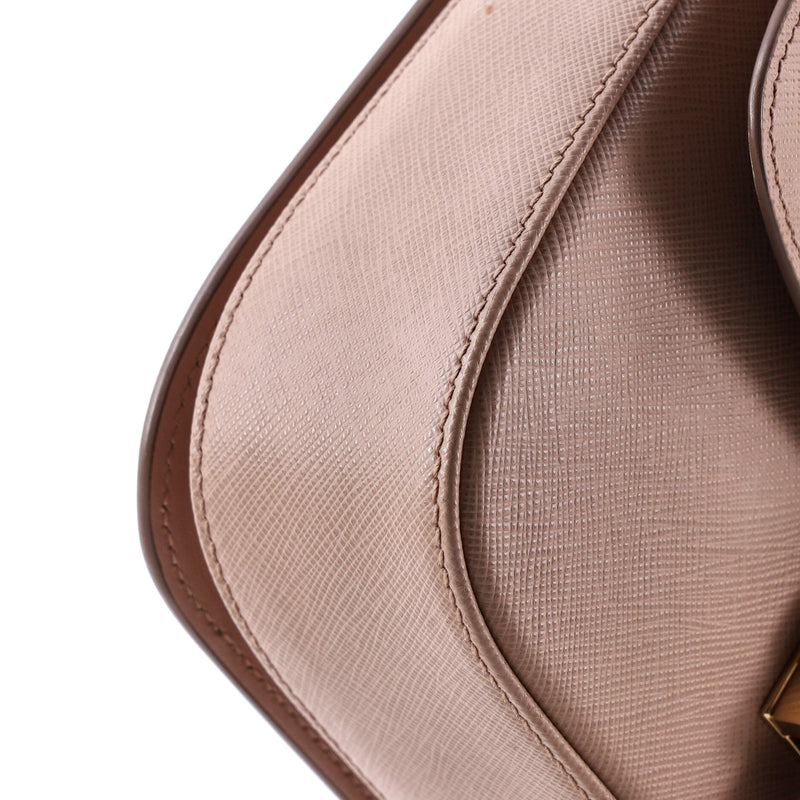 Prada Embleme Flap Bag Saffiano Leather
