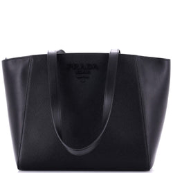 Prada Monochrome Shopping Tote Saffiano