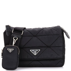 Prada Padded Flap Shoulder Bag Quilted