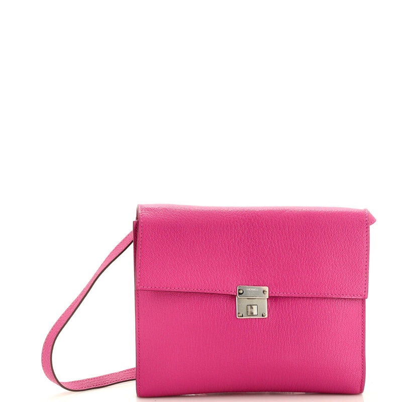 Hermes Clic Wallet On Strap Chevre