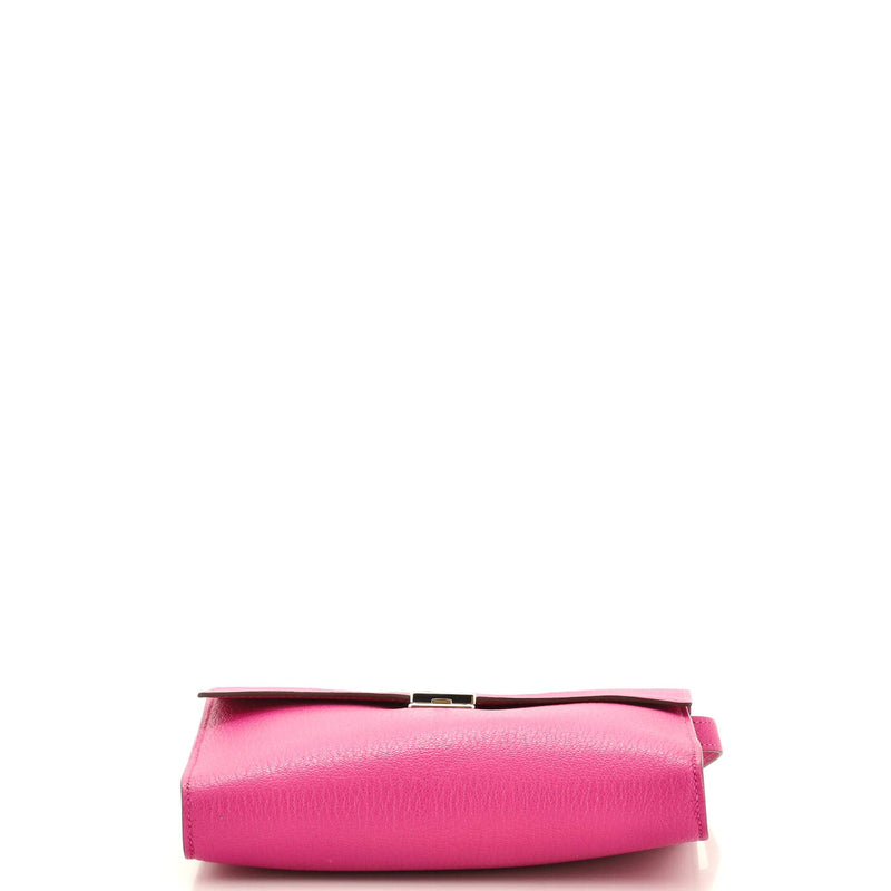 Hermes Clic Wallet On Strap Chevre