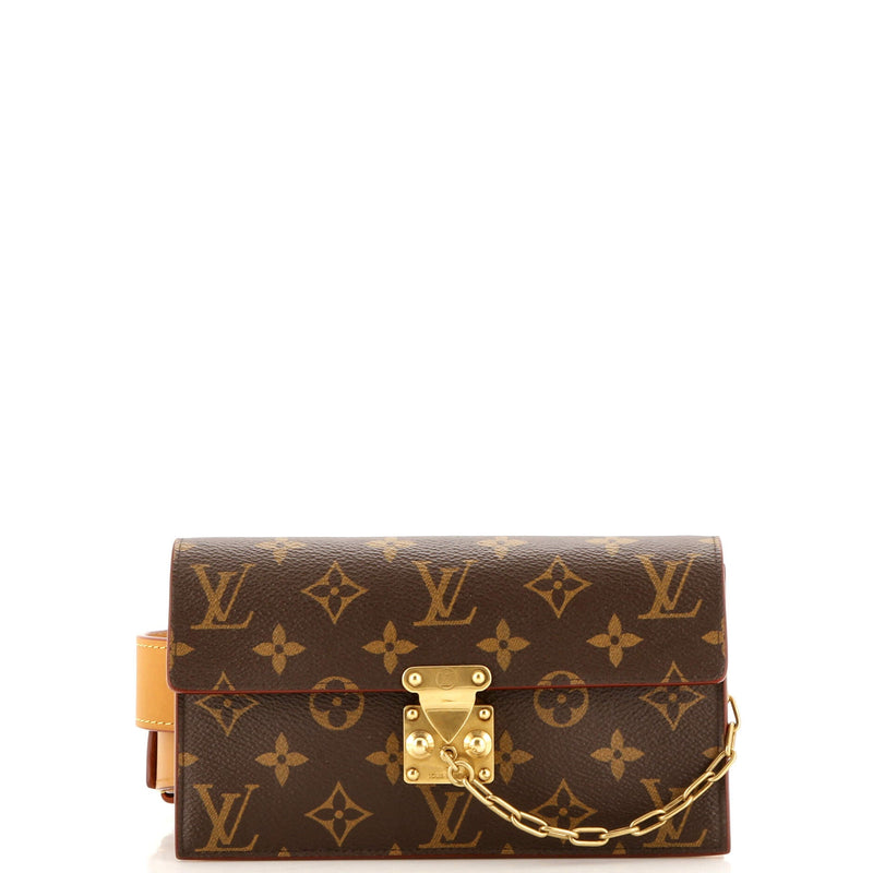 Louis Vuitton S Lock Belt Pouch Canvas